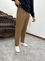 شلوار پارچه ای نیم بگ-132+