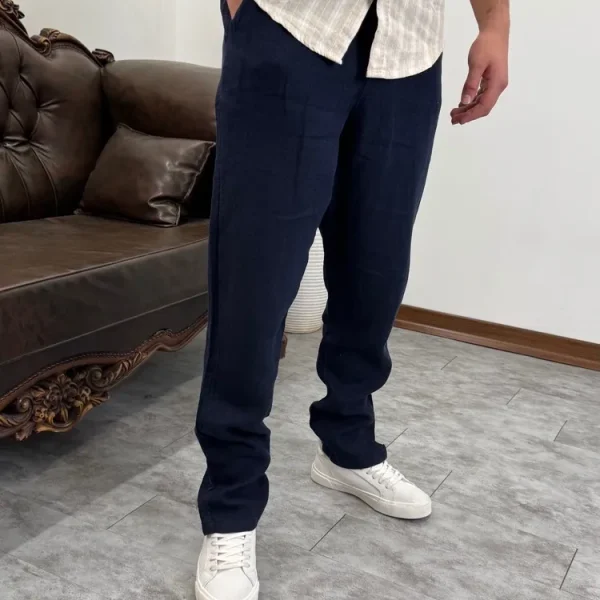 شلوار لینن مام فیت 1402148