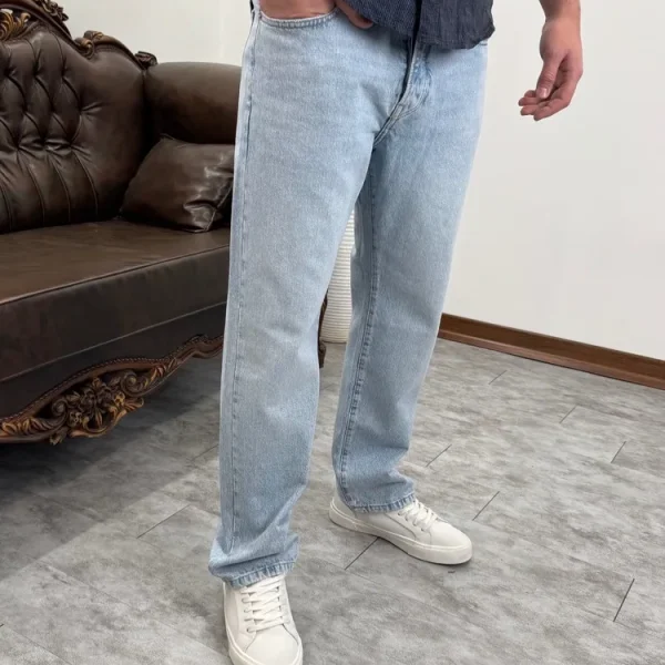 شلوار جین استرایت آبی روشن 823124