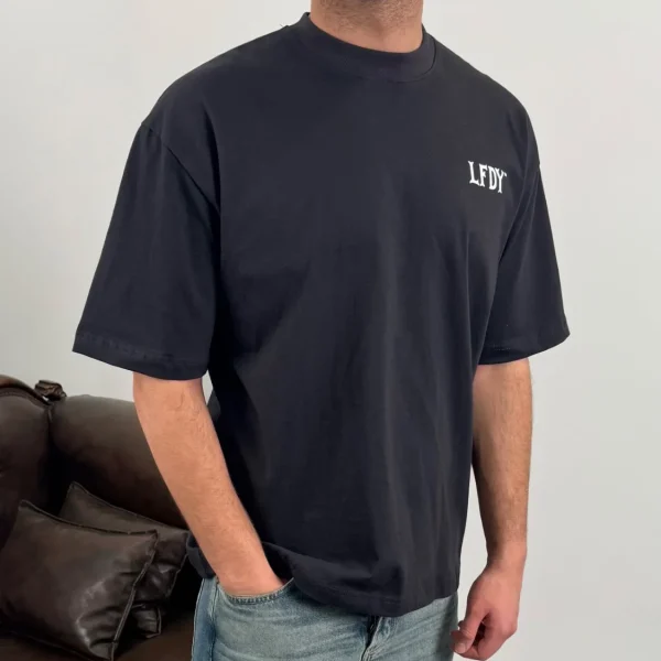 تیشرت طرحدار گرم بالا 908052