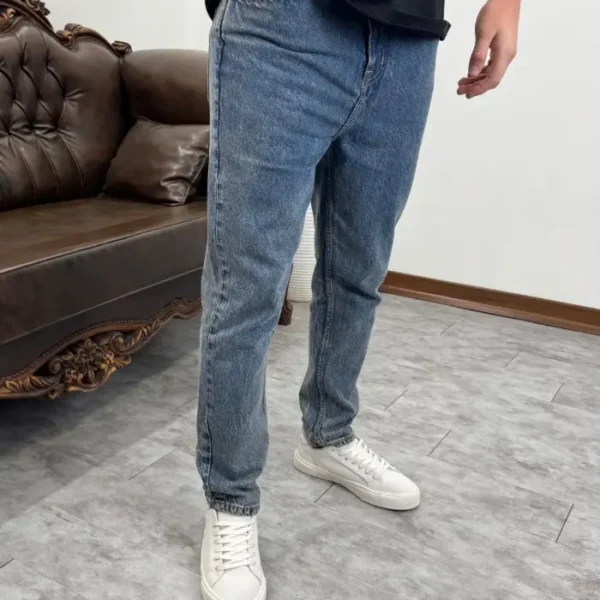 شلوار جین بوی فرند آبی وسط 823136