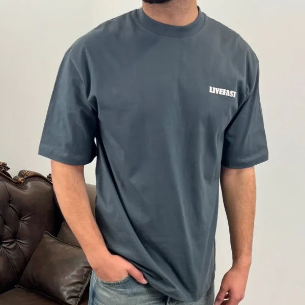 تیشرت طرحدار گرم بالا 908073