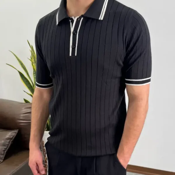تیشرت سوزنی یقه‌دار908535